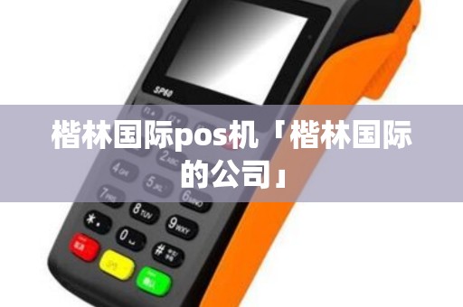 楷林国际pos机「楷林国际的公司」