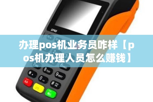 办理pos机业务员咋样【pos机办理人员怎么赚钱】