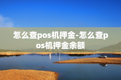 怎么查pos机押金-怎么查pos机押金余额