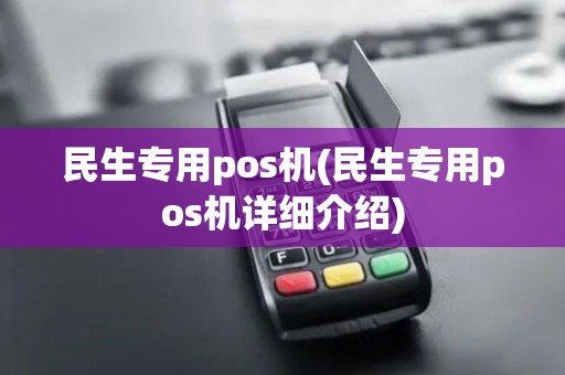民生专用pos机(民生专用pos机详细介绍)