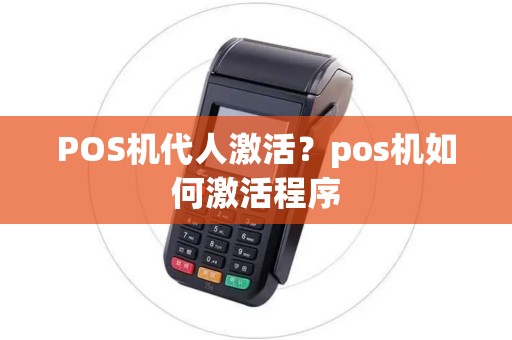 POS机代人激活?pos机如何激活程序 POS机代人激活?pos机如何激活程序