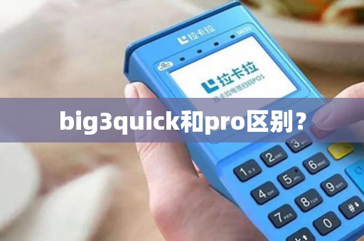 big3quick和pro区别? big3quick和pro区别?