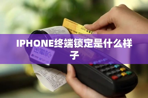 IPHONE终端锁定是什么样子 IPHONE终端锁定是什么样子