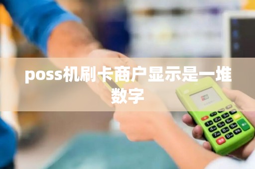 poss机刷卡商户显示是一堆数字