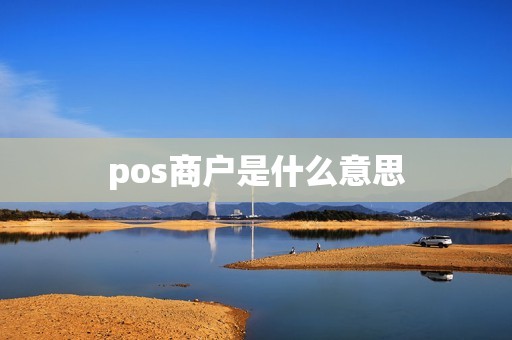 pos商户是什么意思
