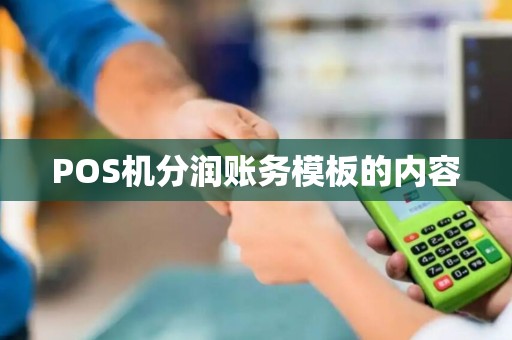 POS机分润账务模板的内容