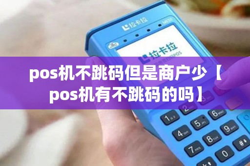 pos机不跳码但是商户少【pos机有不跳码的吗】