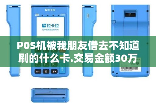 P0S机被我朋友借去不知道刷的什么卡.交易金额30万构成...