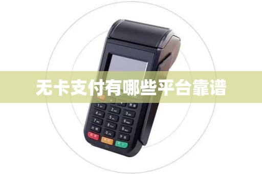 无卡支付有哪些平台靠谱