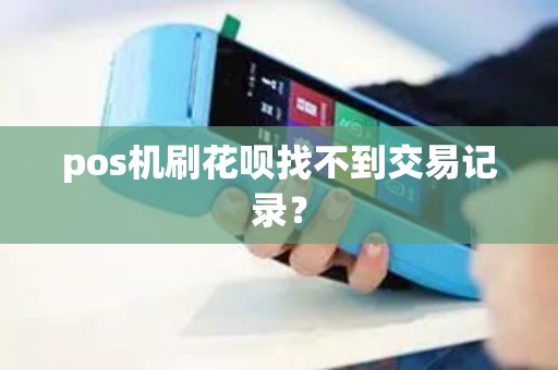 pos机刷花呗找不到交易记录？