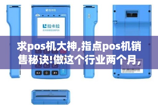 求pos机大神,指点pos机销售秘诀!做这个行业两个月,业绩... 求pos机大神,指点pos机销售秘诀!做这个行业两个月,业绩...