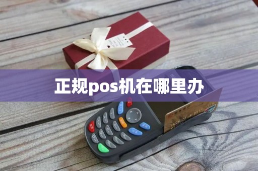 正规pos机在哪里办