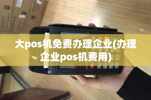 大pos机免费办理企业(办理企业pos机费用)