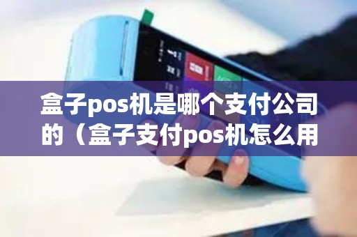 盒子pos机是哪个支付公司的（盒子支付pos机怎么用）