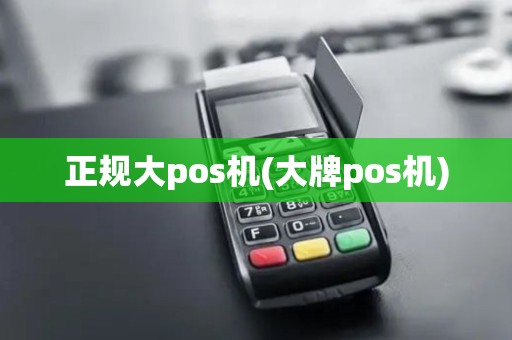 正规大pos机(大牌pos机)