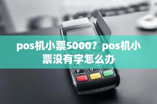 pos机小票5000？pos机小票没有字怎么办