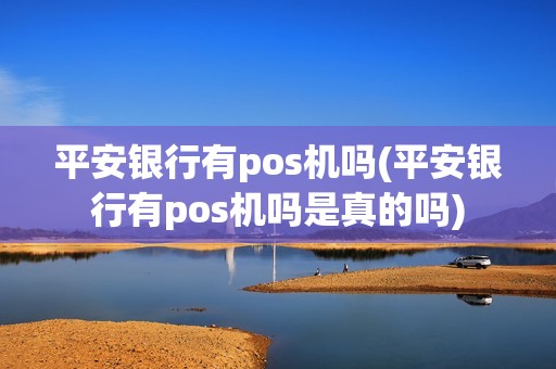 平安银行有pos机吗(平安银行有pos机吗是真的吗)