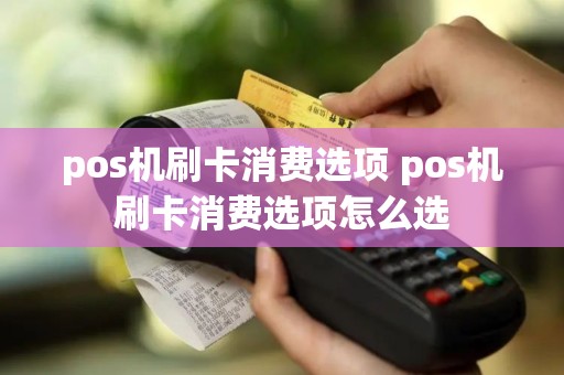 pos机刷卡消费选项 pos机刷卡消费选项怎么选