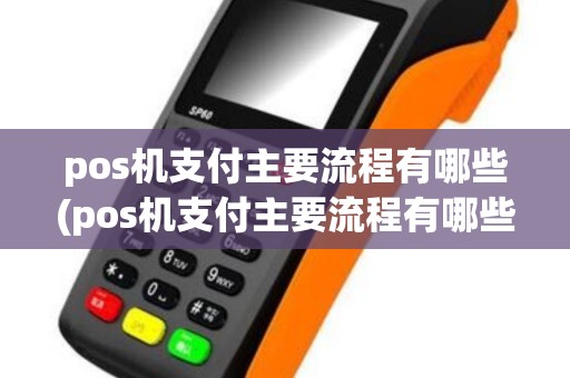 pos机支付主要流程有哪些(pos机支付主要流程有哪些方面)
