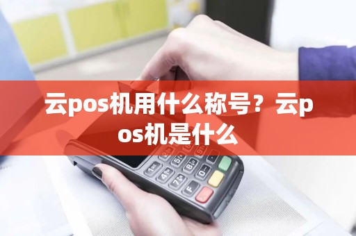 云pos机用什么称号？云pos机是什么
