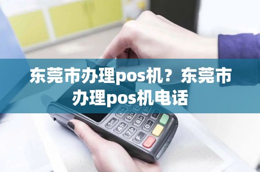 东莞市办理pos机？东莞市办理pos机电话