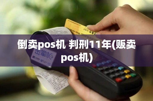 倒卖pos机 判刑11年(贩卖pos机)