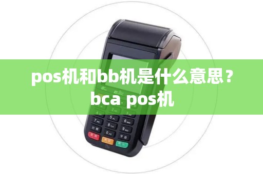 pos机和bb机是什么意思？bca pos机