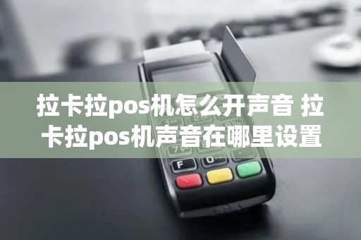 拉卡拉pos机怎么开声音 拉卡拉pos机声音在哪里设置