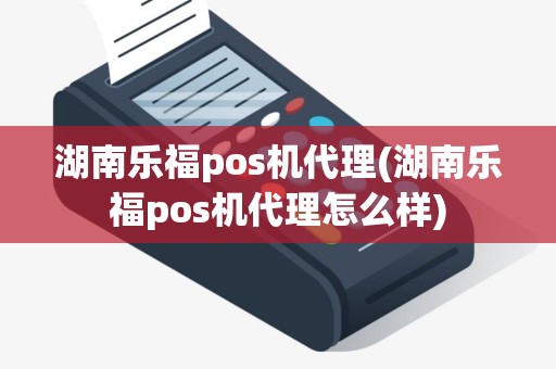 湖南乐福pos机代理(湖南乐福pos机代理怎么样)