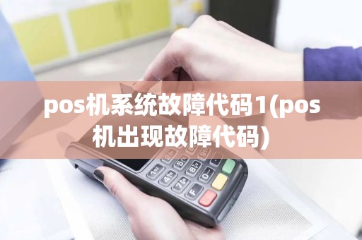pos机系统故障代码1(pos机出现故障代码)