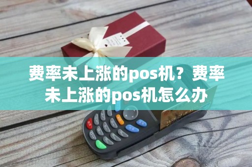 费率未上涨的pos机？费率未上涨的pos机怎么办