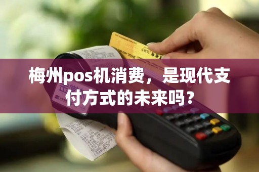 梅州pos机消费，是现代支付方式的未来吗？