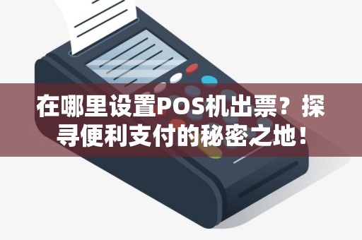 在哪里设置POS机出票？探寻便利支付的秘密之地！