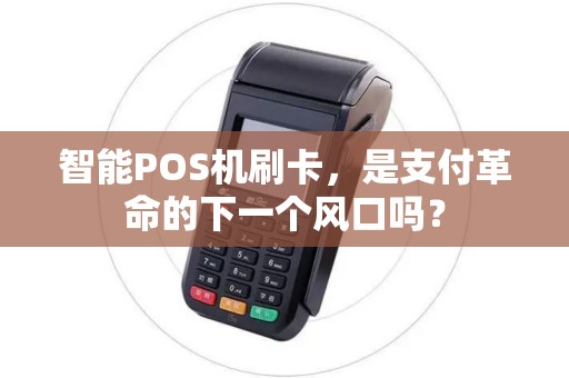 智能POS机刷卡，是支付革命的下一个风口吗？