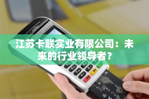 江苏卡联实业有限公司：未来的行业领导者？