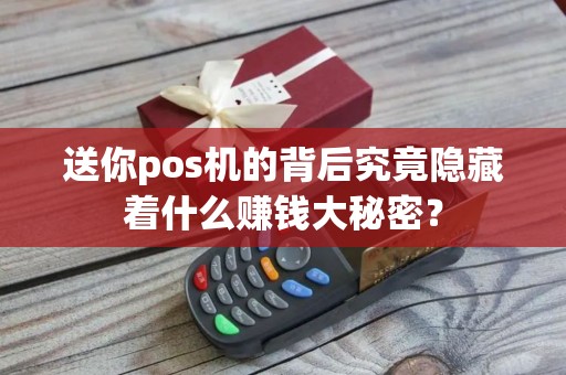 送你pos机的背后究竟隐藏着什么赚钱大秘密？