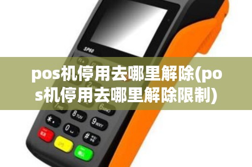 pos机停用去哪里解除(pos机停用去哪里解除限制)