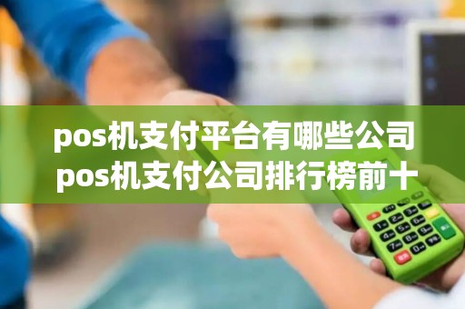 pos机支付平台有哪些公司 pos机支付公司排行榜前十名