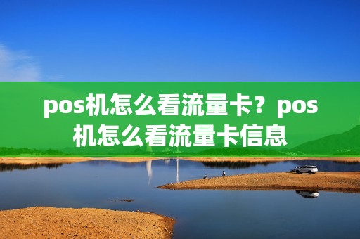 pos机怎么看流量卡？pos机怎么看流量卡信息