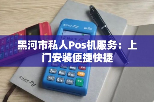 黑河市私人Pos机服务：上门安装便捷快捷