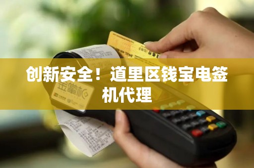 创新安全！道里区钱宝电签机代理