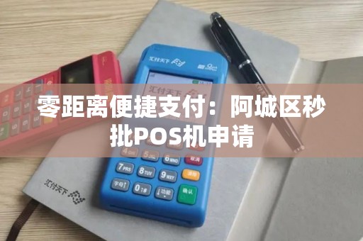 零距离便捷支付：阿城区秒批POS机申请