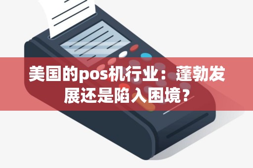 美国的pos机行业：蓬勃发展还是陷入困境？