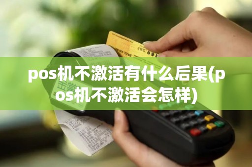 pos机不激活有什么后果(pos机不激活会怎样)