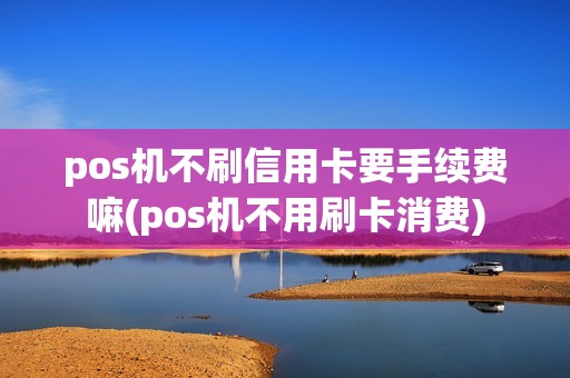 pos机不刷信用卡要手续费嘛(pos机不用刷卡消费) pos机不刷信用卡要手续费嘛(pos机不用刷卡消费)