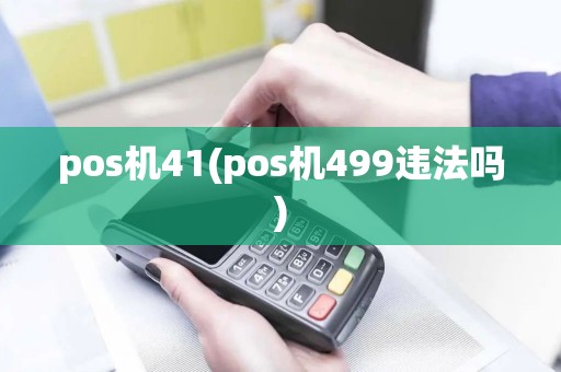 pos机41(pos机499违法吗)