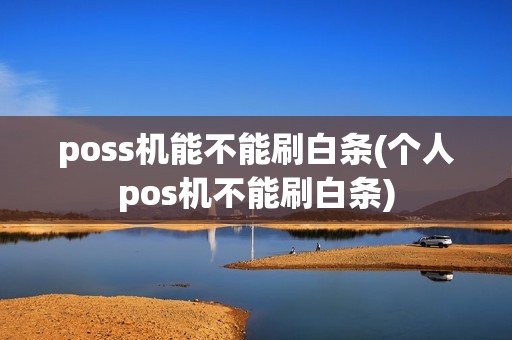 poss机能不能刷白条(个人pos机不能刷白条)