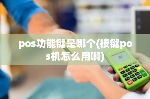 pos功能键是哪个(按键pos机怎么用啊)