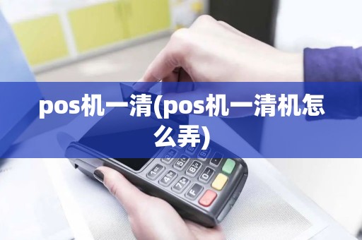 pos机一清(pos机一清机怎么弄)