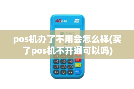 pos机办了不用会怎么样(买了pos机不开通可以吗)